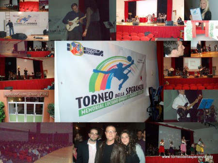 Foto inizio torneo: serata del 28 marzo 2009 - Auditorium due Pini